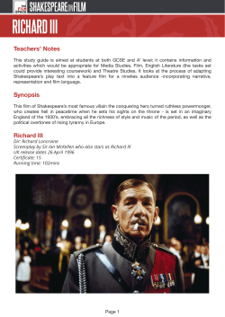 richard iii - The Film Space