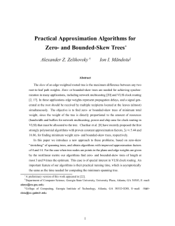 and Bounded-Skew Trees