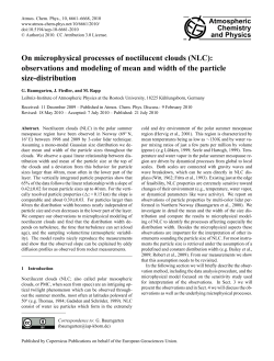 On microphysical processes of noctilucent clouds