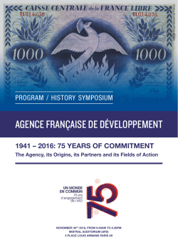 agence fran&ccedil;aise de d&eacute;veloppement