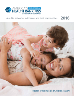 Health of Women and Children Report