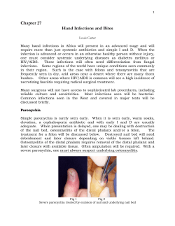 Chapter 27 Hand Infections and Bites