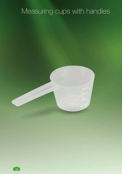 Measuring cups with handles