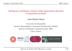 Scaling-up evolutionary analyses using Approximate Bayesian