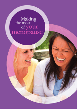 Making the most of your menopause