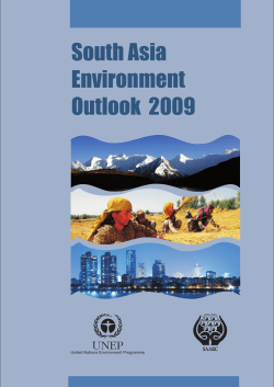 South Asia Environment Outlook 2009