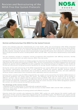 Revision of Five Star System