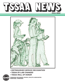 Fall - TSSAA