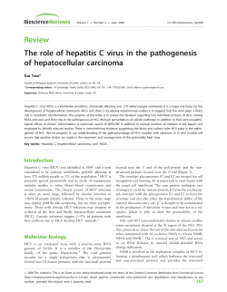 Review The role of hepatitis C virus in the pathogenesis of