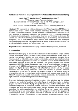 1 Validation of Formation Keeping Control for GPS