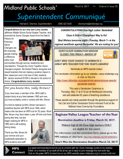 March 06, 2017 - Midland Public Schools