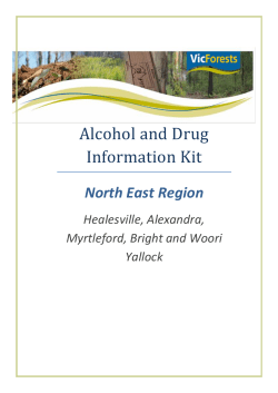 Alcohol and Drug Information - North East Victoria