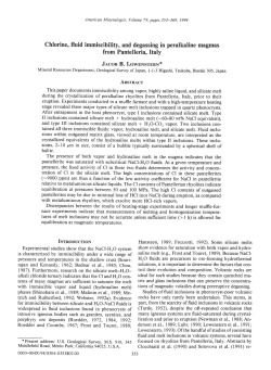 Chlorine, fluid immiscibility, and degassing in peralkaline