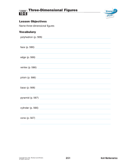 Three-Dimensional Figures 10-6