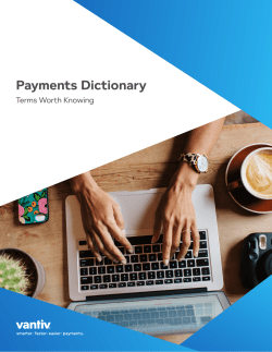 Payments Dictionary