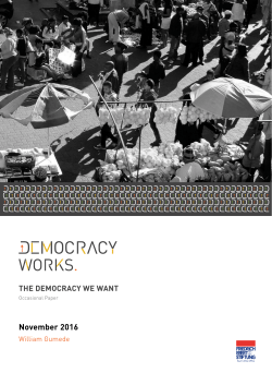 November 2016 - Democracy Works Foundation