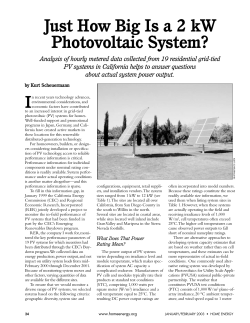 Just How Big Is a 2 kW Photovoltaic System?