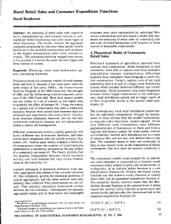 USDA Agricultural Economics Research V42 N3