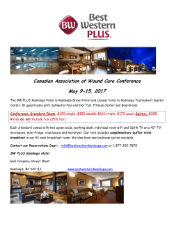 Best Western Fact Sheet - Canadian Association of Wound Care