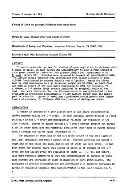 To obtain molecular probes for studies of gene