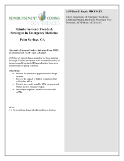 Salvation From MIPS or a Sentence of Hard Times to Come?