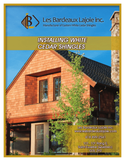 CAUTION NOTICE - Bardeaux Lajoie