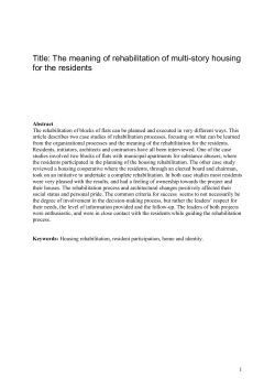 Book chapter MOVE - Diverse and attractive housing estate