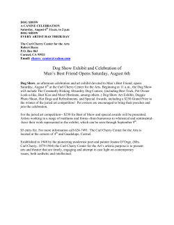 Dog Show Exhibit and Celebration of Man`s Best Friend Opens