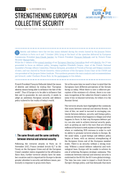 strengthening european collective security