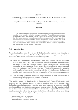 Modeling Compressible Non-Newtonian Chicken