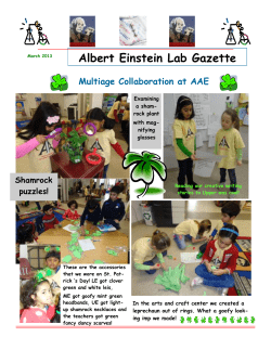 Albert Einstein Lab Gazette - Academy Of Academic Excellence
