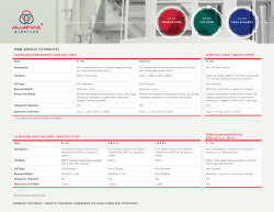 Firm Service Attributes