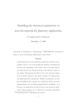 Modelling the electrical conductivity of iron