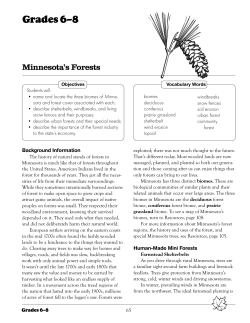 Grades 6&ndash;8 - Minnesota DNR