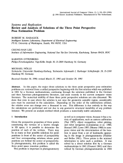 Three Point Perspective Pose Estimation