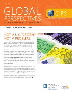 not a us citizen? not a problem. - National Association of Realtors