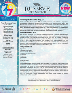 Honoring Martin Luther King, Jr. Vision Board for 2017 Recipe
