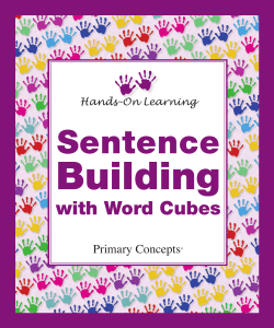 Sentence Building with Word Cubes