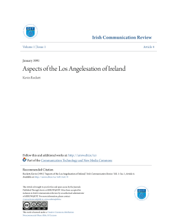 Aspects of the Los Angelesation of Ireland
