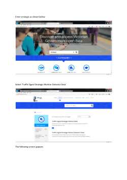 Enter strategic as shown below Select `Traffic Signal Strategic
