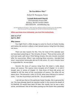 “Do You Believe This?” Robert M. Thompson, Pastor Corinth