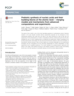 Prebiotic synthesis of nucleic acids and their building blocks at the
