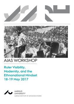 see programme here. - Aarhus Institute of Advanced Studies