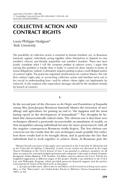 collective action and contract rights