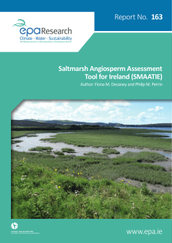 Saltmarsh Angiosperm Assessment Tool for Ireland (SMAATIE)