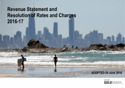 Revenue Statement and Resolution of Rates