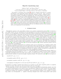 Bipartite depolarizing channels