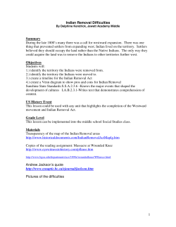 Indian Removal - Polk County Schools