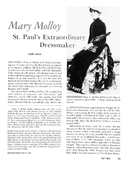 Mary Molloy : St. Paul`s extraordinary dressmaker / Judith Jerde.