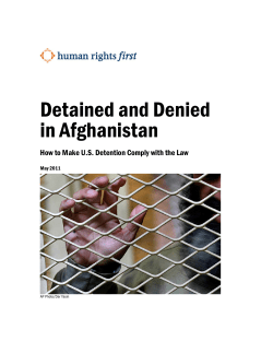 Detained and Denied in Afghanistan